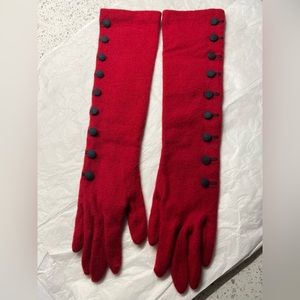 Long Lambswool Gloves